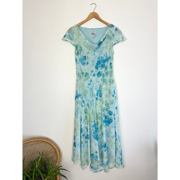 Y2K Asymmetrical Fairycore Midi Dress size 10 - Picture 2 of 15